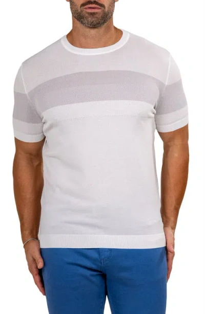 Maceoo Marthy White Crewneck In White