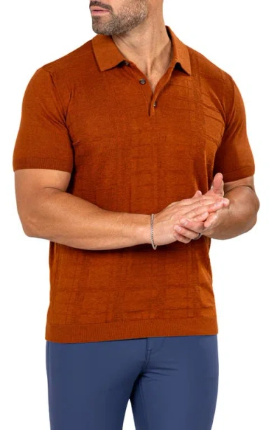 Maceoo Marthy Brown Polo In Brown