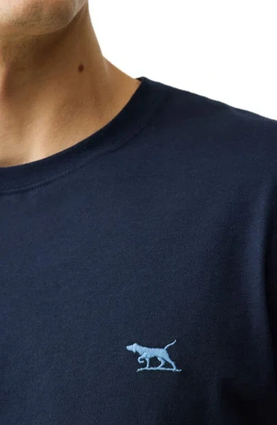 Rodd & Gunn The Gunn Tee 2.0 Sports Fit Cotton T-shirt In Blue