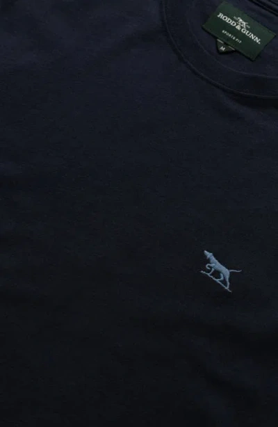 Rodd & Gunn The Gunn Tee 2.0 Sports Fit Cotton T-shirt In Blue
