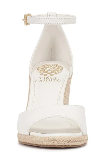Vince Camuto Felyn Two-piece Espadrille Wedge Sandals In White