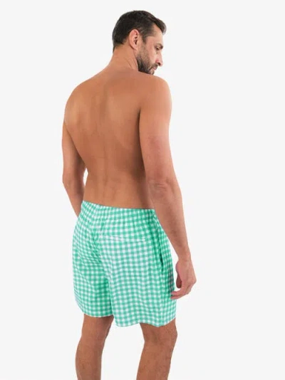 Ruggedbutts Stretch Swim Trunks In Green
