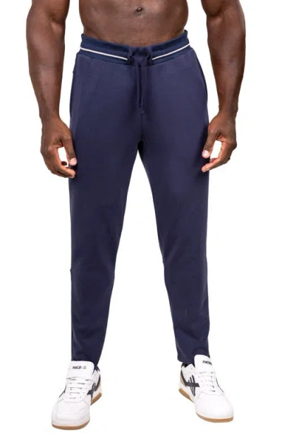 Maceoo Marthyr Drawstring Joggers In Blue