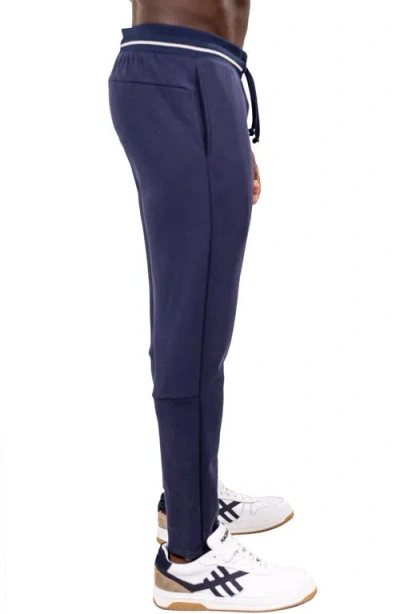 Maceoo Marthyr Drawstring Joggers In Blue