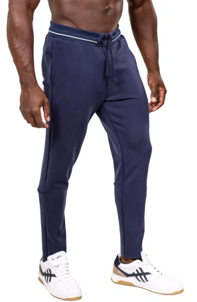 Maceoo Marthyr Drawstring Joggers In Blue