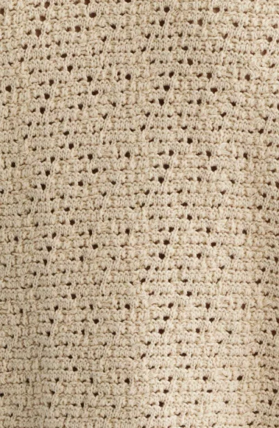 Frame Open Stitch Cotton Sweater In Multi