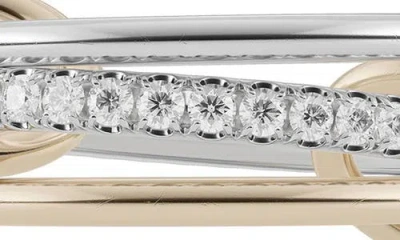 Spinelli Kilcollin Junia Diamond Pavé Linked Stack Ring In Gold