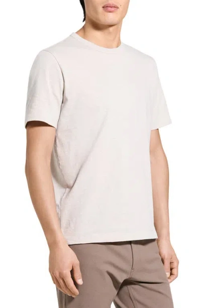 Theory Cosmo Solid Crewneck T-shirt In White