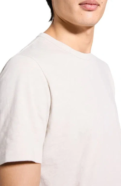 Theory Cosmo Solid Crewneck T-shirt In White