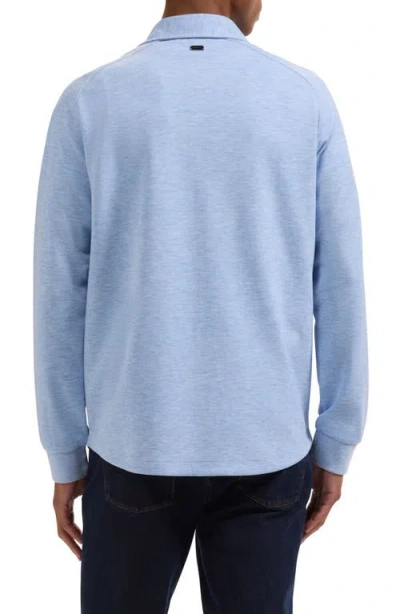 Bugatchi Soft Touch Snap-up Shirt In Blue