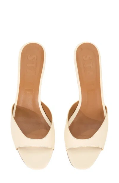 Staud Off-white Brigitte Mules In Multi