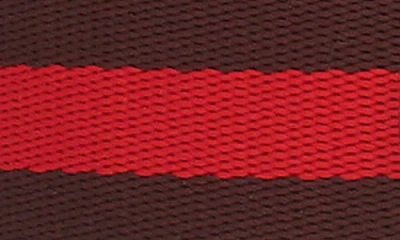 Rag & Bone Gracie Sport Stripe Webbed Belt In Red