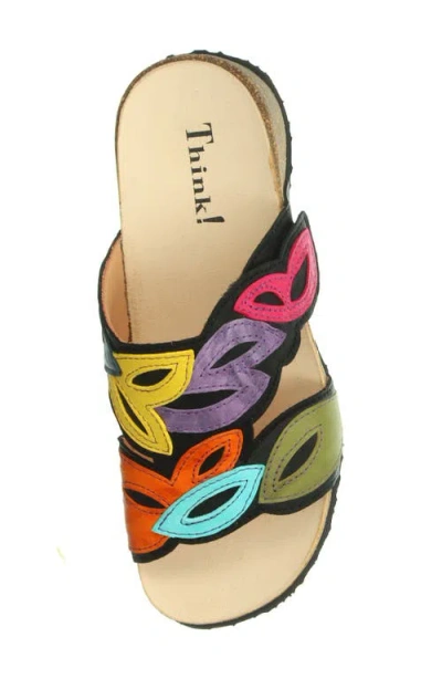 Think ! Mizzi Floral Sandal In Multi