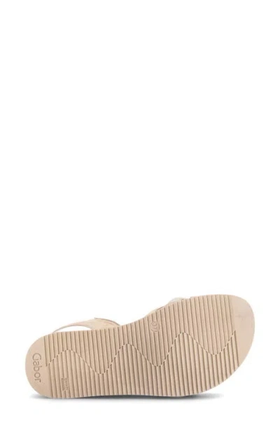 Gabor Ankle Strap Sandal In Neutral