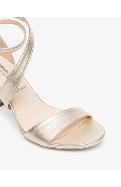 Nerogiardini Ankle Strap Sandal In Gold