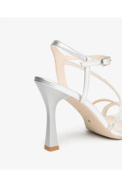 Nerogiardini Crystal Studded Ankle Strap Sandal In Multi