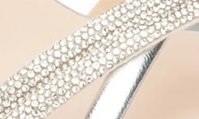 Nerogiardini Crystal Studded Ankle Strap Sandal In Multi