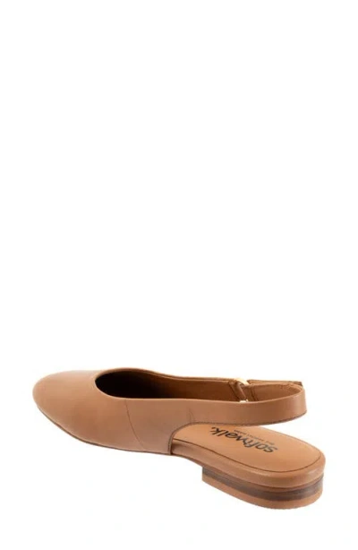 Softwalk ® Katy Slingback Flat In Brown
