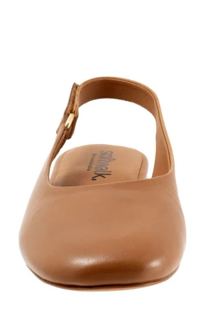 Softwalk ® Katy Slingback Flat In Brown