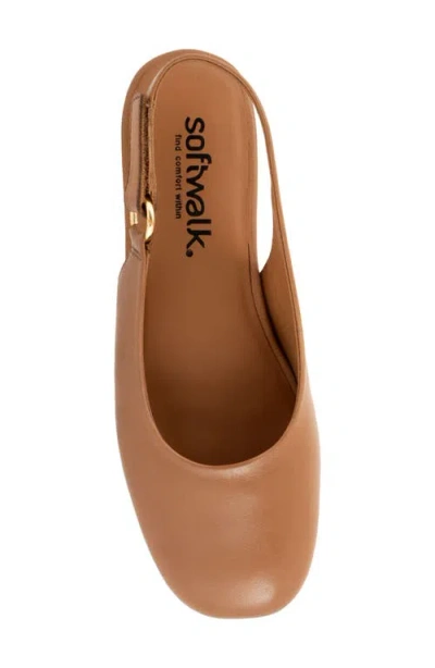 Softwalk ® Katy Slingback Flat In Brown