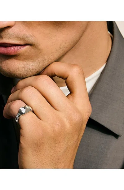 John Hardy Icon Stud Ring In Metallic