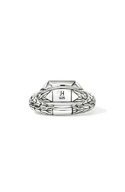 John Hardy Icon Stud Ring In Metallic