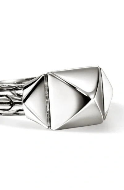 John Hardy Icon Stud Ring In Metallic