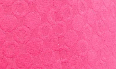 Kasper Jacquard Three-button Jacket In Pink