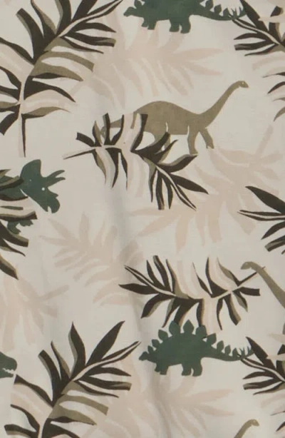 Tiny Tribe Dino Park Bodysuit In Gray