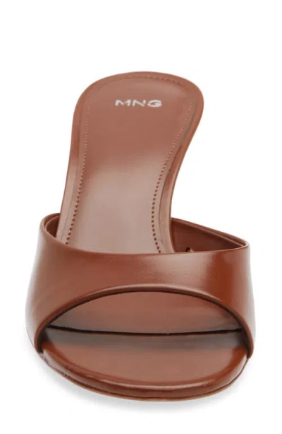 Mango Sandy Sandal In Brown