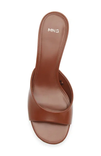 Mango Sandy Sandal In Brown