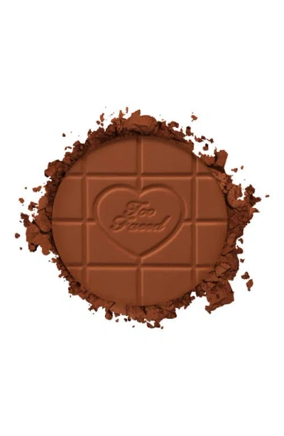 Too Faced Chocolate Soleil Matte Blurring Bronzer In Brown