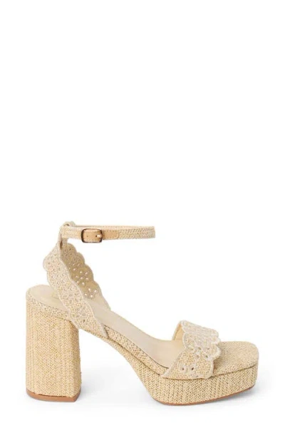 Coconuts By Matisse Maiden Platform Ankle Strap Sandal In Multi