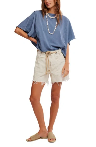 Free People Next Level Batwing Oversize T-shirt In Blue