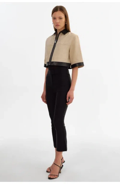 Lamarque Caprice | Short Sleeve Jacket In Neutral