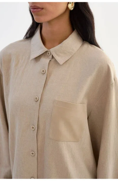 Lamarque Ruby | Linen Shirt In Neutral