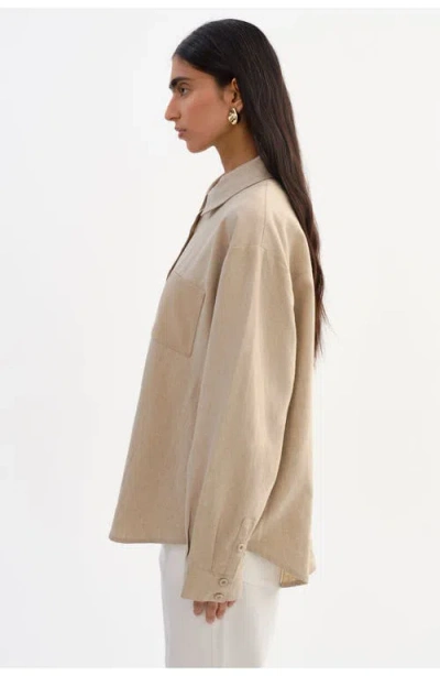 Lamarque Ruby | Linen Shirt In Neutral