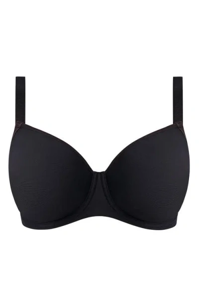 Freya Essentially Smooth U Molded Balconette T Shirt Bra In Black