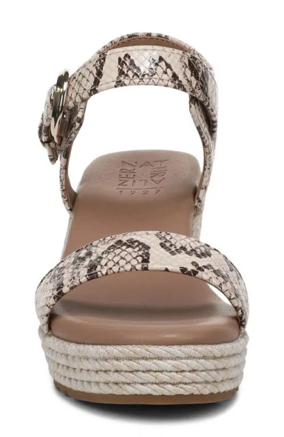 Naturalizer Stella Platform Wedge Sandal In Multi