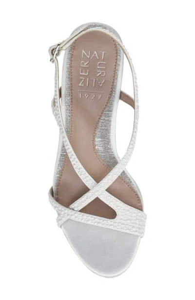 Naturalizer Wide Width Truly Sandal In White