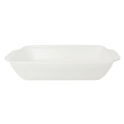 Bee & Willow Bee And Willow Gibson 4 Quart Rectangular Stoneware Baker In White