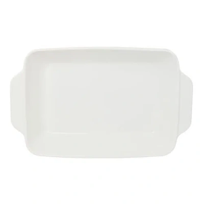 Bee & Willow Bee And Willow Gibson 4 Quart Rectangular Stoneware Baker In White