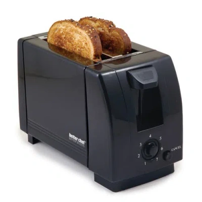 Better Chef 2-slice Black Toaster In Black