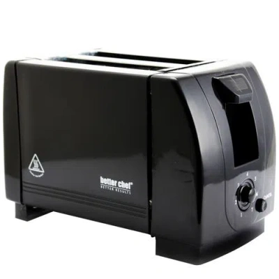 Better Chef 2-slice Black Toaster In Black