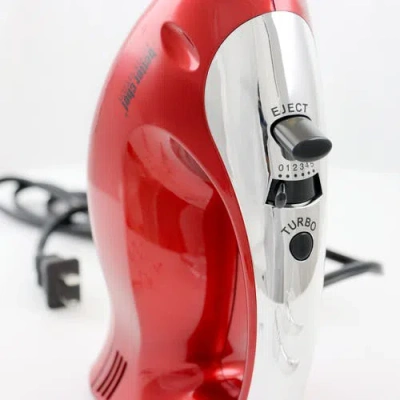 Better Chef Hand Mixer-red In Red