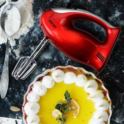 Better Chef Hand Mixer-red In Red