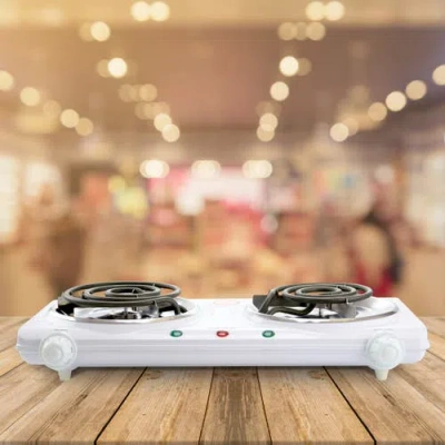 Better Chef Dual Element Electric Countertop Range In White