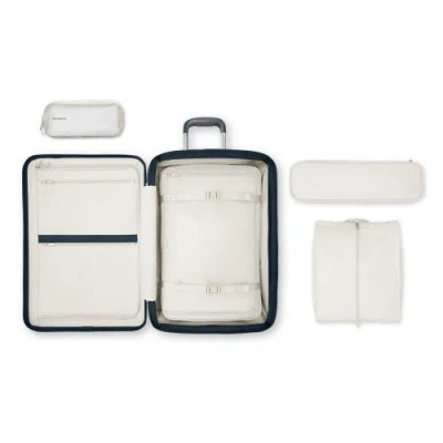 Samsonite Silhouette 18 Hardside Carry On Spinner Suitcase In Blue