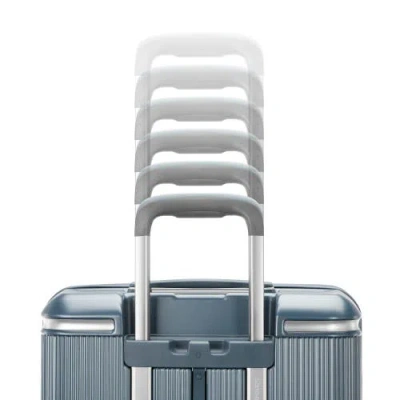 Samsonite Silhouette 18 Hardside Carry On Spinner Suitcase In Blue