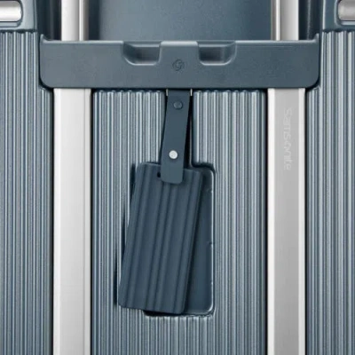 Samsonite Silhouette 18 Hardside Carry On Spinner Suitcase In Blue